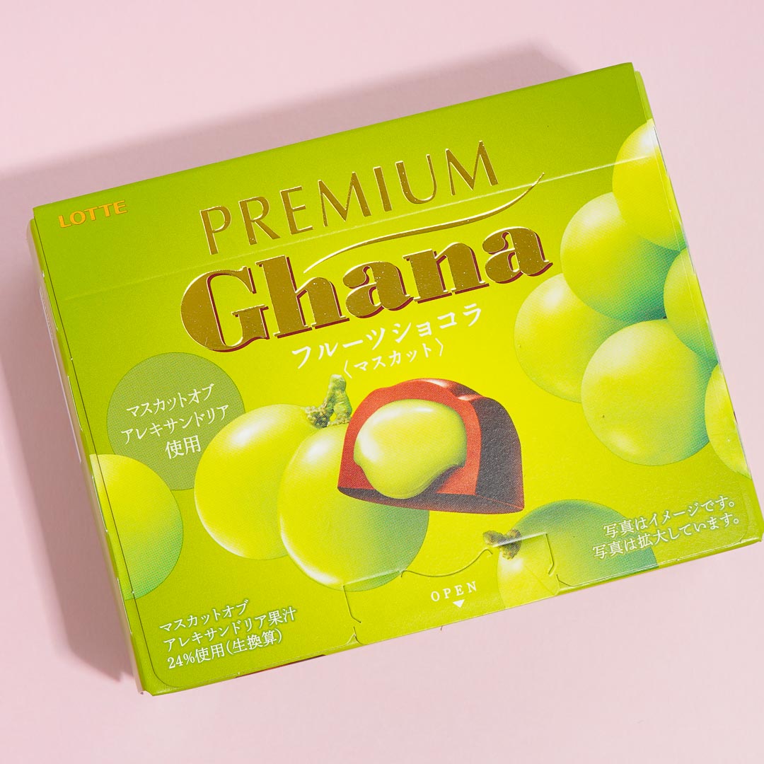 Lotte Premium Ghana Chocolate Muscat Japan Candy Store