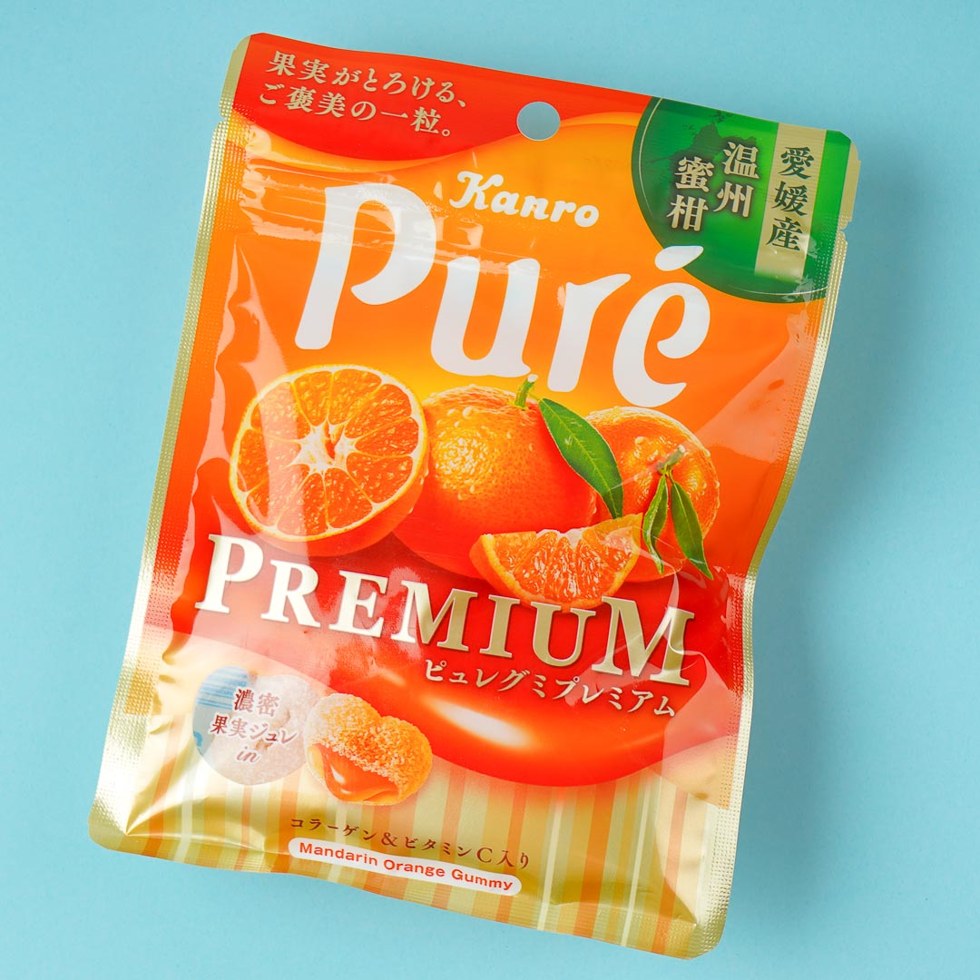 Pure Premium Gummy Mandarin Orange Japan Candy Store