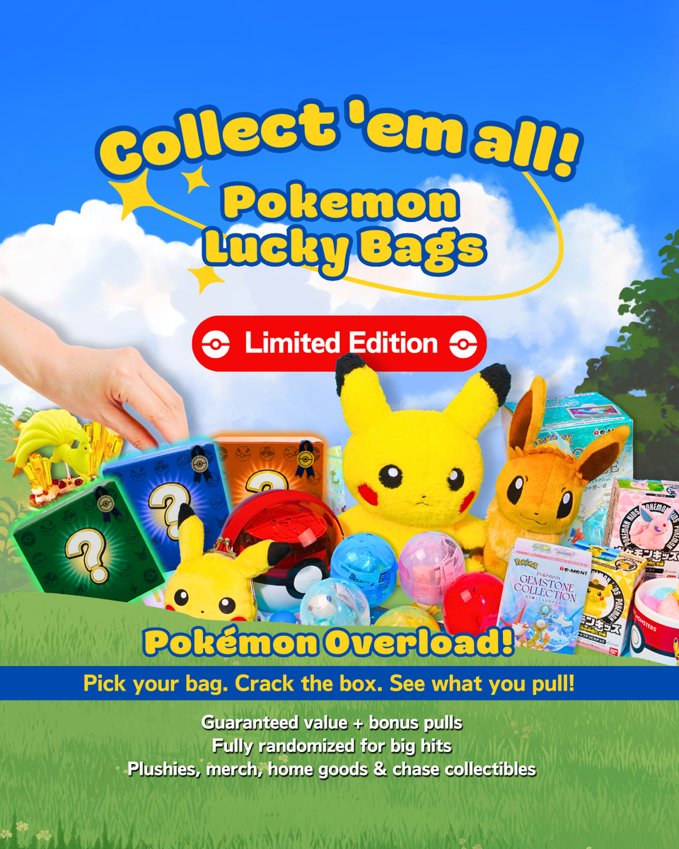 Pokemon Lucky Bags – Japan Candy Store