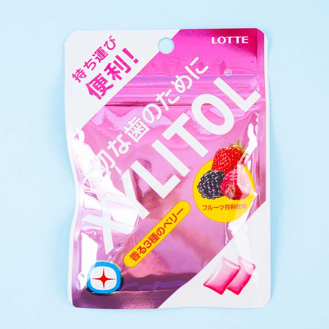 Lotte Xylitol Bubble Gum Pack Mixed Berries Japan Candy Store