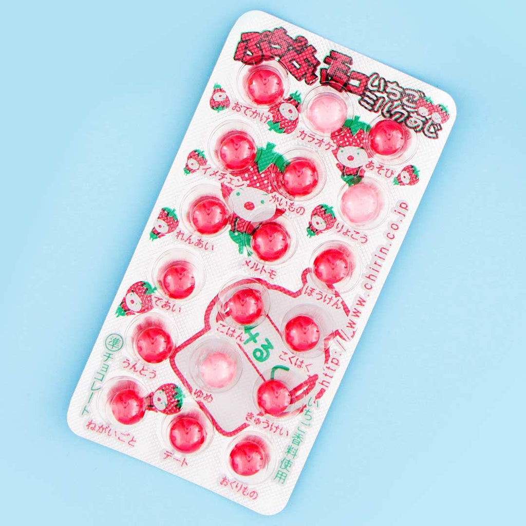 Chirin Fortune Telling Chocolate Balls - Strawberry Milk – Japan Candy ...