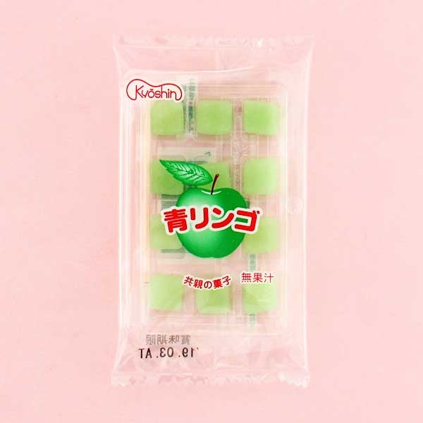 Kyoshin Green Apple Mochi Candies – Japan Candy Store Kyoshin Green Apple Mochi Candies – Japan Candy Store