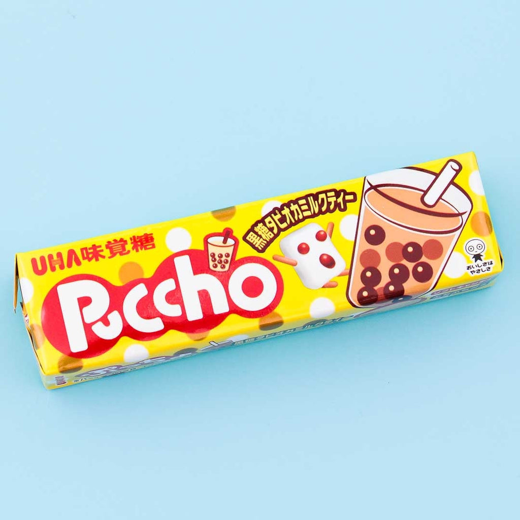 Puccho Chewy Candy - Kuromitsu Bubble Milk Tea – Japan Candy Store