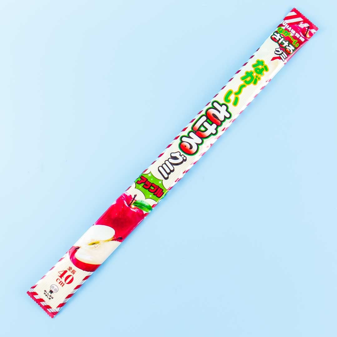 UHA Long Sakeru Peeling Gummy - Apple – Japan Candy Store