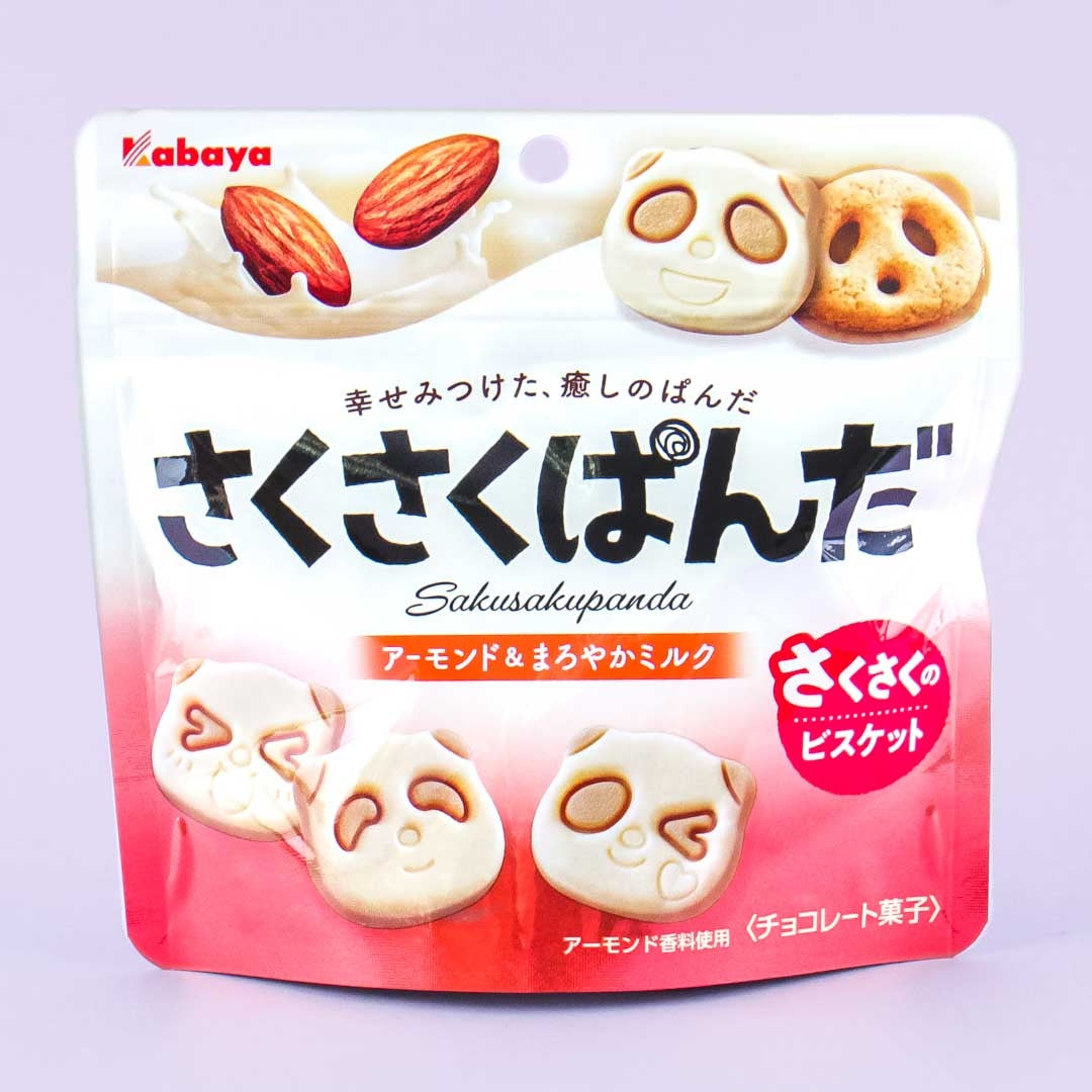 Kabaya Sakusakupanda Almond & Milk Chocolate Biscuits – Japan