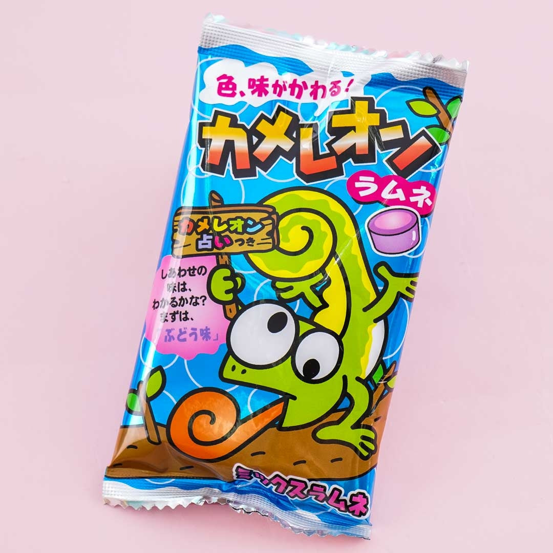 ラッキーカムカム Kikko Chameleon Ramune – Japan Candy Store