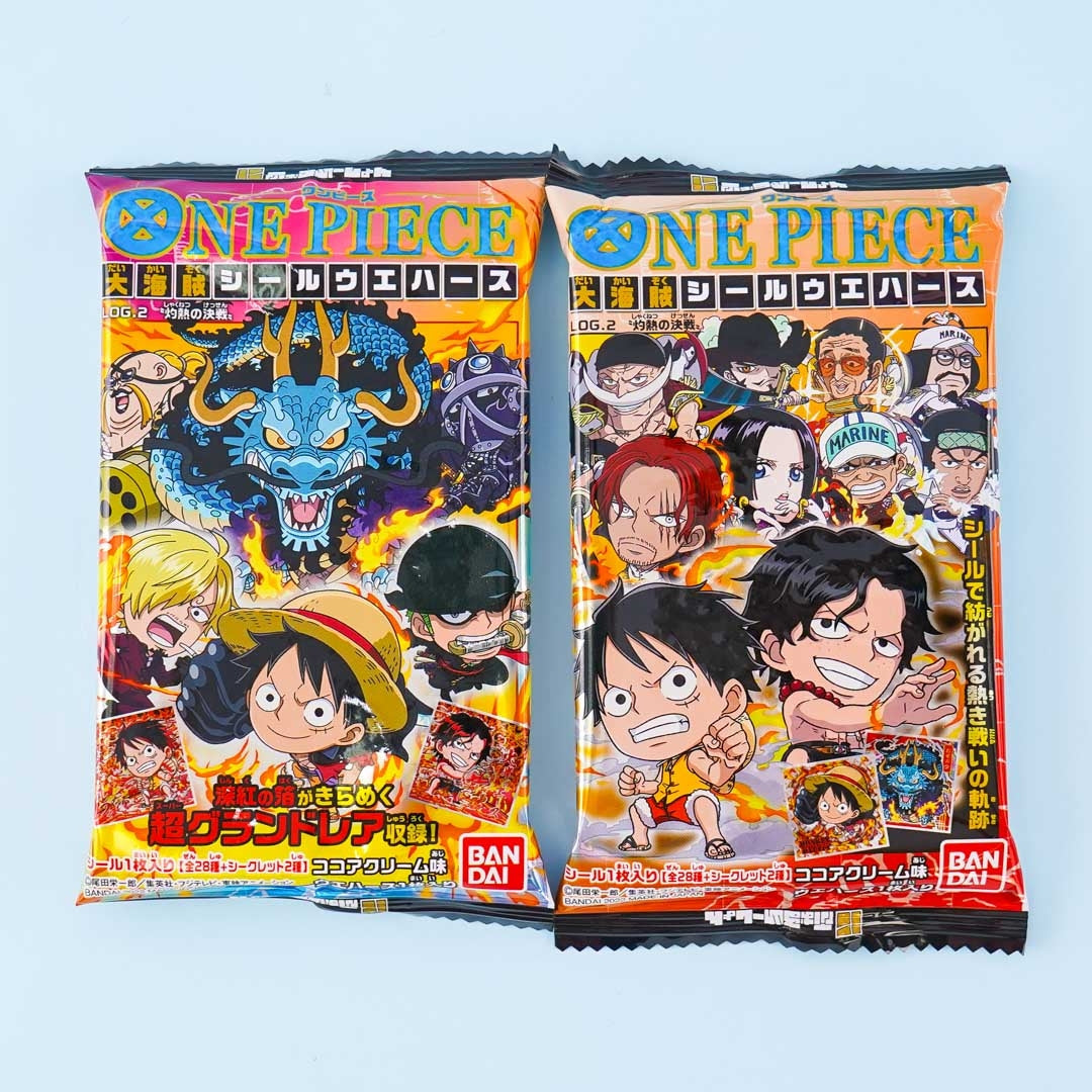One Piece Niformation Seal Sticker Log. 2 With Wafer – Japan Candy