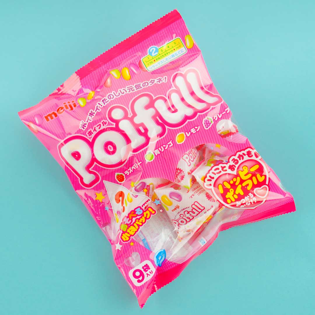 Meiji Poifull Mix Fruit Gummy Candy Multi-Pack - 9 pcs – Japan