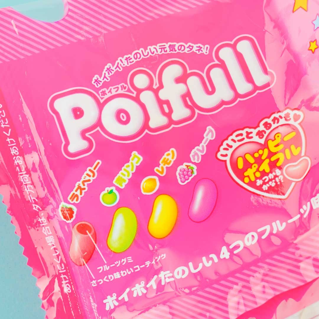 Meiji Poifull Mix Fruit Gummy Candy Multi-Pack - 9 pcs – Japan