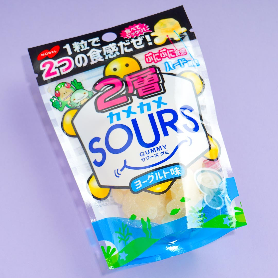 Nobel Kamekame Sours Gummies - Yogurt – Japan Candy Store