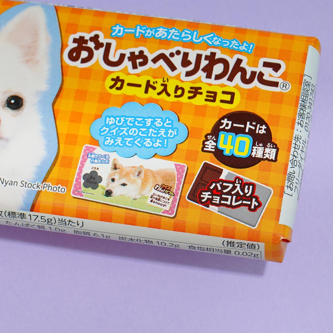 Talking Wanko Vol. 2 Crunch Chocolate Bar – Japan Candy Store