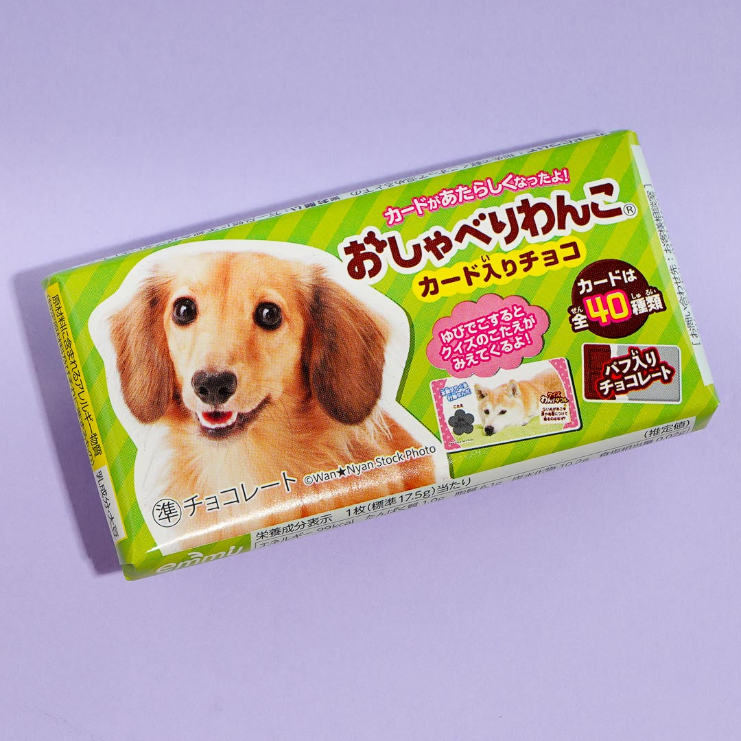 Talking Wanko Vol. 2 Crunch Chocolate Bar – Japan Candy Store