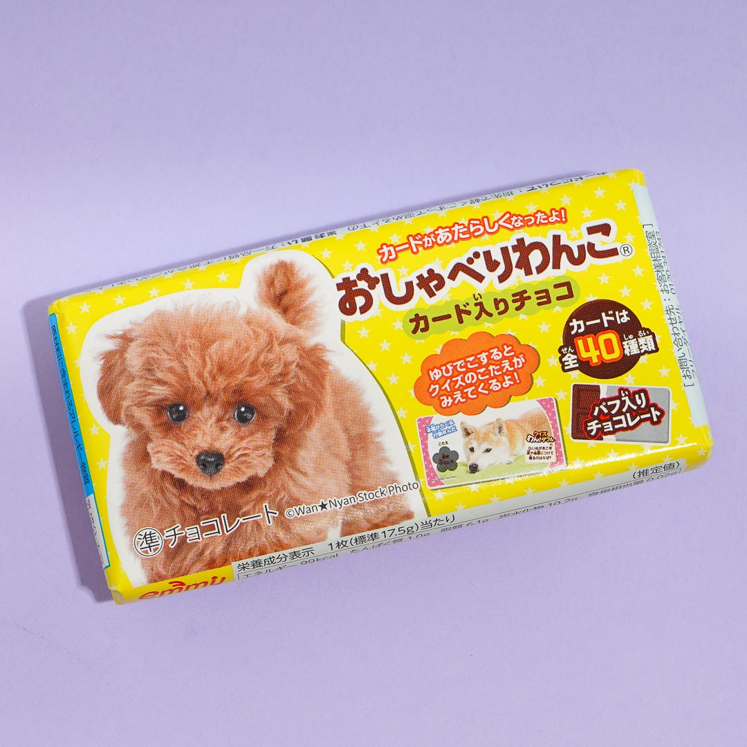 Talking Wanko Vol. 2 Crunch Chocolate Bar – Japan Candy Store