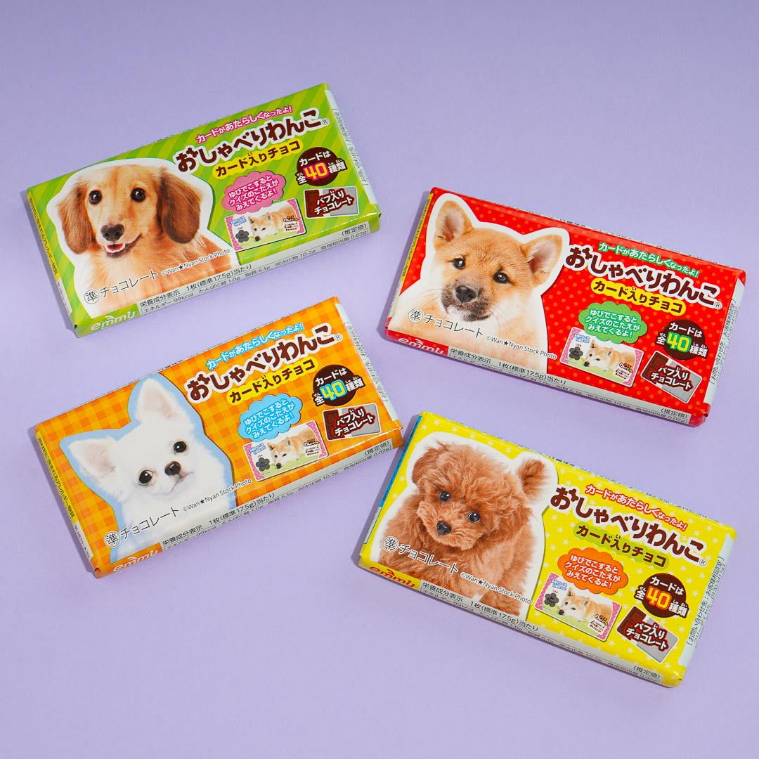 Talking Wanko Vol. 2 Crunch Chocolate Bar – Japan Candy Store