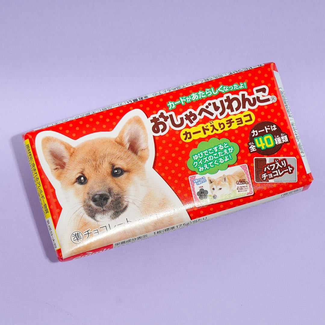 Talking Wanko Vol. 2 Crunch Chocolate Bar – Japan Candy Store