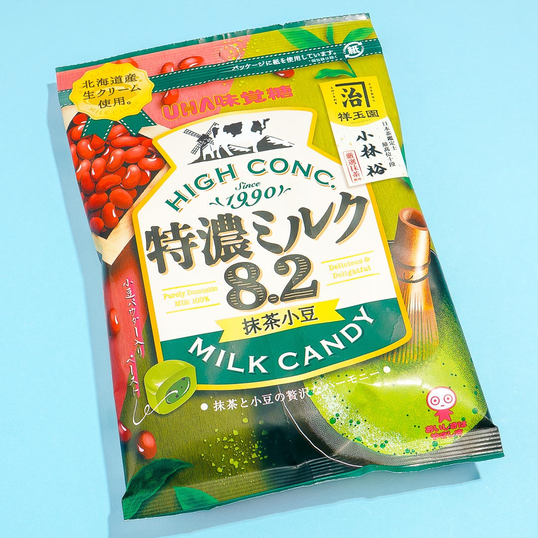 Azuki Candy UHA Tokuno Milk 8.2 High Concentrated Candy - Matcha Azuki – Japan ...