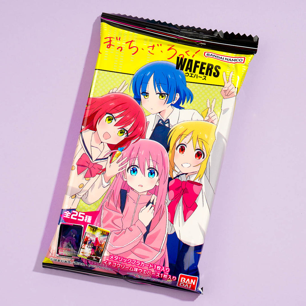 Boochi The Rock Strawberry Wafer With Card – Japan Candy Store