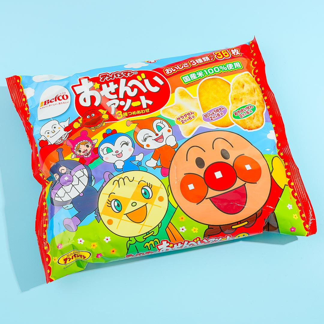 Anpanman Assorted Rice Crackers – Japan Candy Store