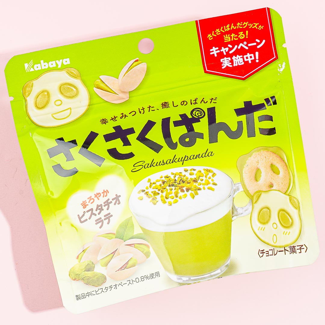 sakuさん専用 Saku Saku Panda Chocolate Biscuits - Pistachio Latte – Japan Candy