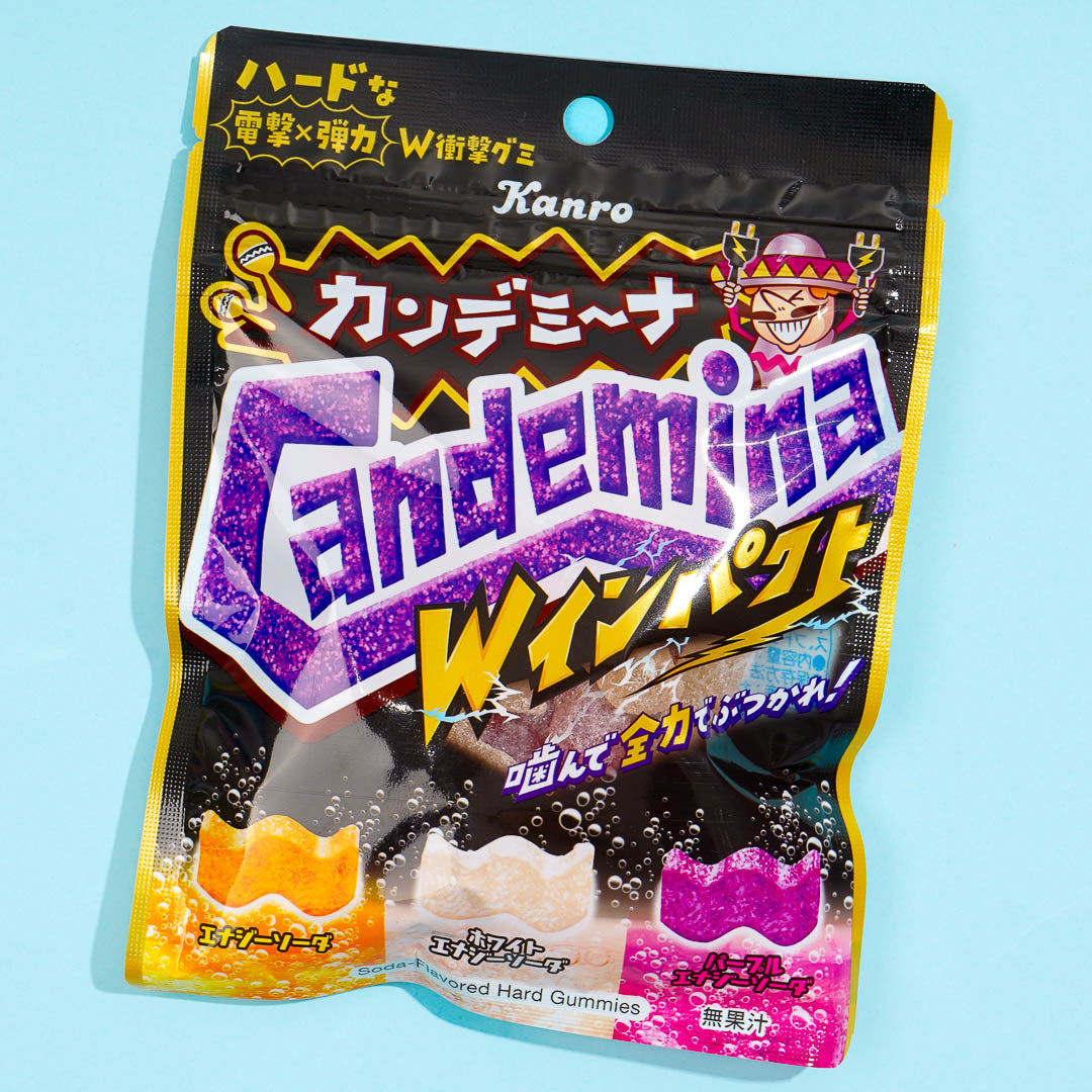 ムコ多糖(minorin) Kanro Candemina Sour Candy - Impact Soda – Japan Candy Store