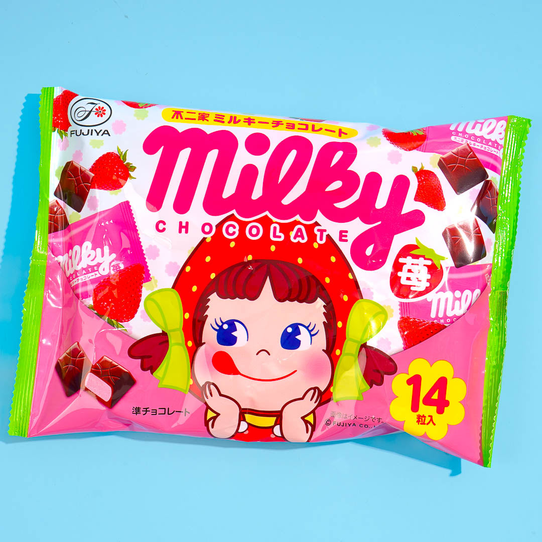 Milky Peko-Chan Chocolate - Strawberry – Japan Candy Store