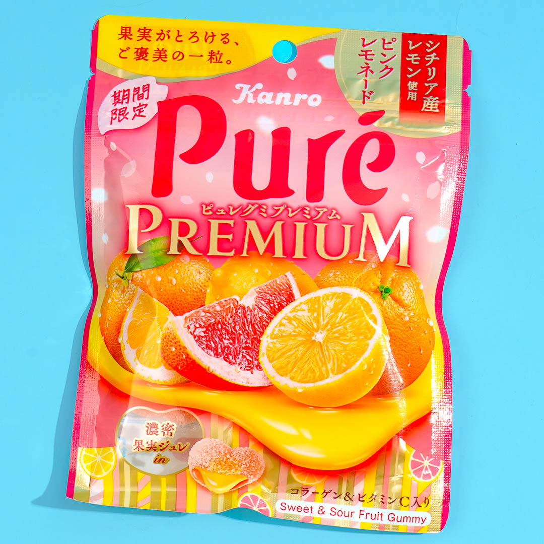 Pure Premium Gummy - Pink Lemonade – Japan Candy Store
