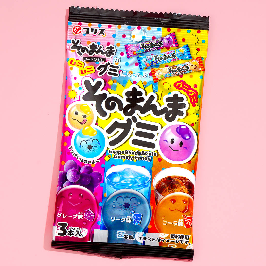Coris Sonomanma Gummy - Grape, Soda, & Cola – Japan Candy Store