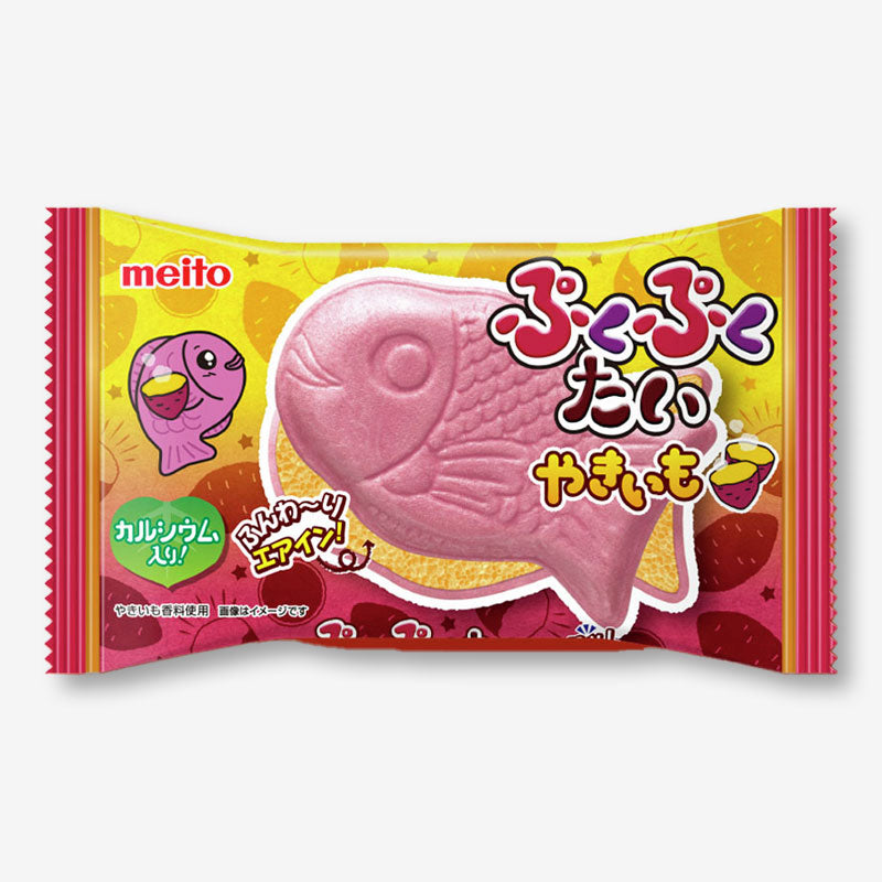Meito Pukupukutai Fish Shaped Wafer - Roasted Sweet Potatoes