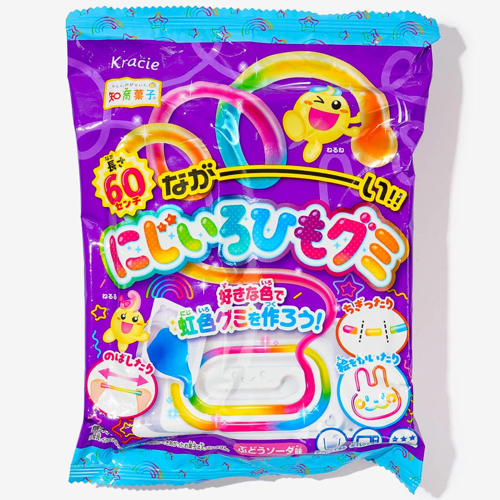 Kracie Long Rainbow String Gummy DIY Candy – Japan Candy Store