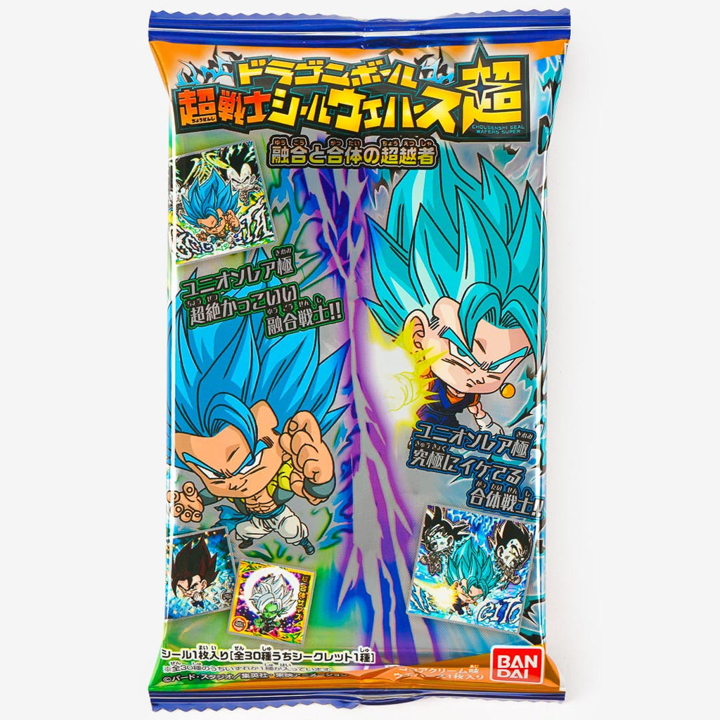 Dragon Ball Super Warrior Fusion Seal Wafer With Sticker