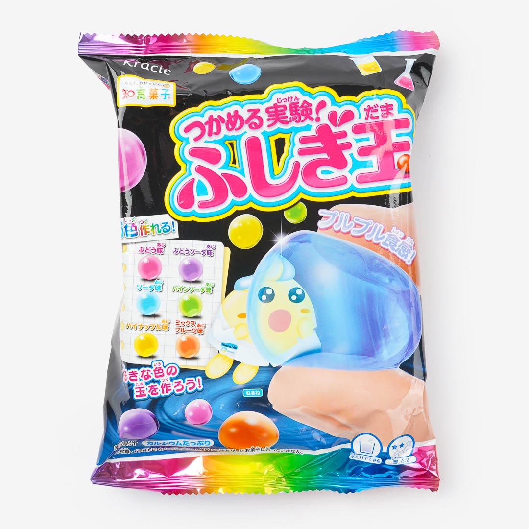 hakkacandylandページ Kracie Tsukameru Jikken Fushigi Dama Mystery Ball DIY Candy Kit