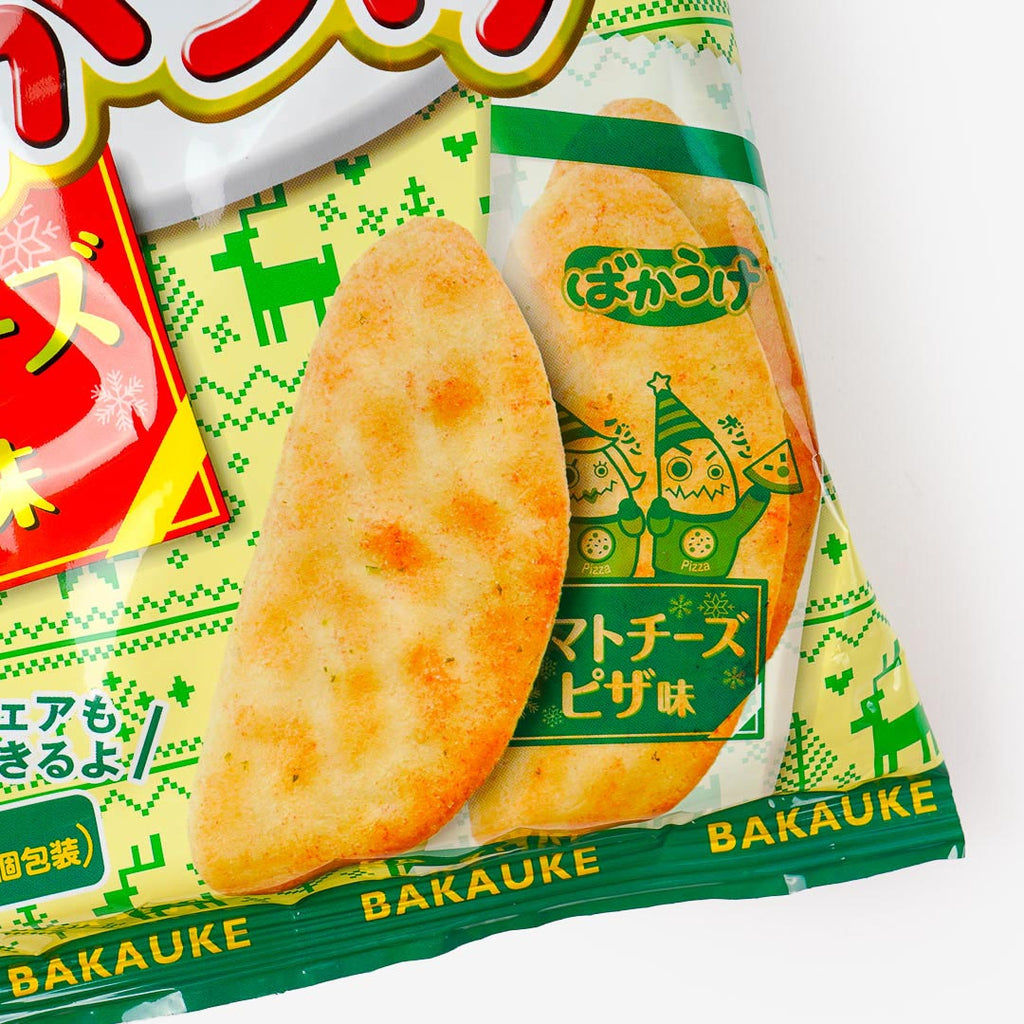 Befco Bakauke Rice Crackers - Tomato Cheese Pizza