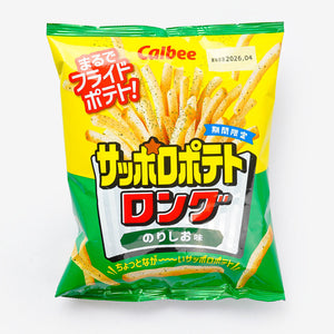 Calbee Sapporo Potato Long Snacks - Seaweed and Salt