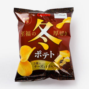 Calbee Winter Potato Chips - Three Cheese & Truffle