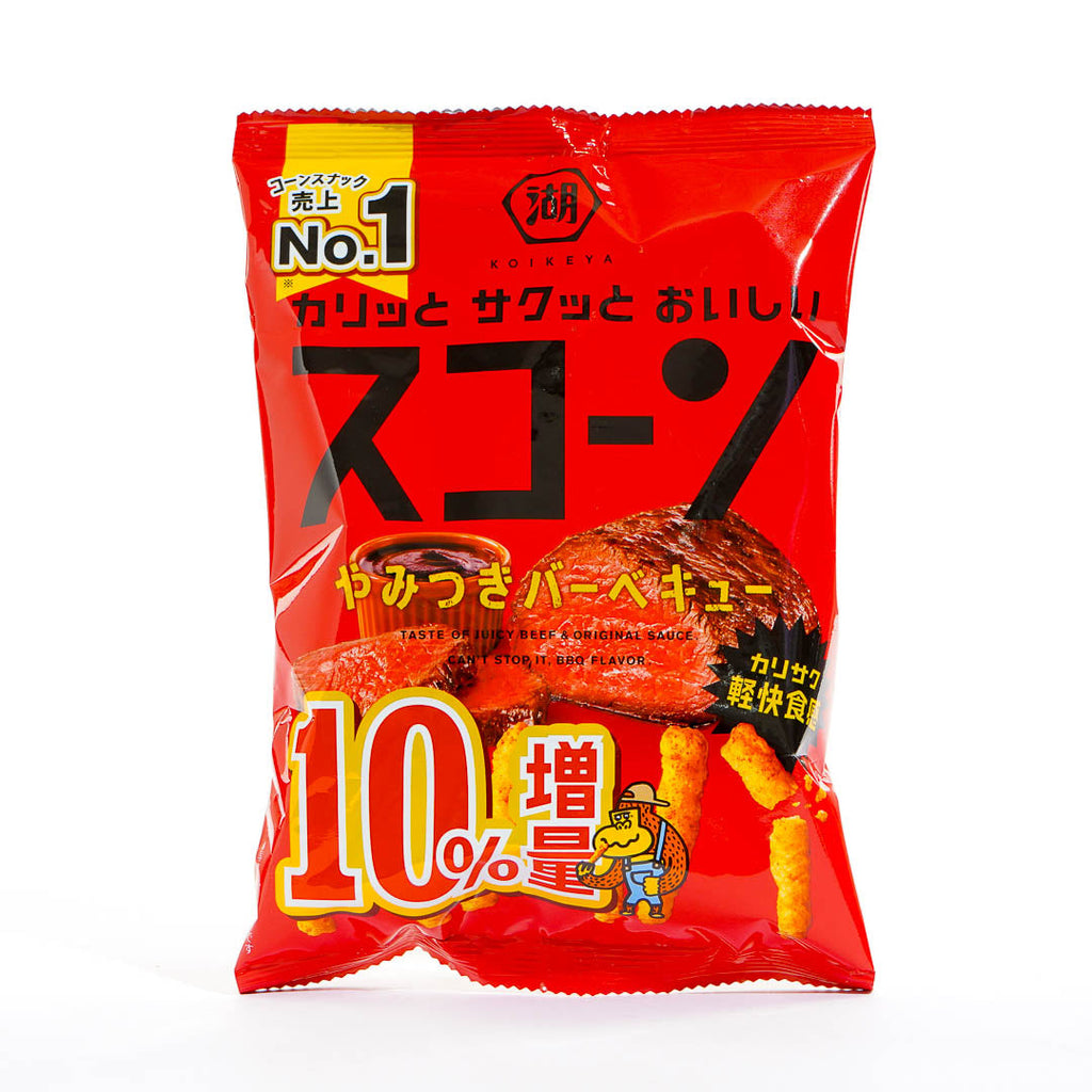 Koikeya Scone Corn Snacks - Yamitsuki BBQ – Japan Candy Store
