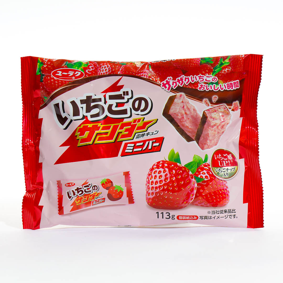Strawberry Thunder Mini Bars Pack – Japan Candy Store
