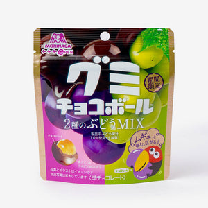 Morinaga Chocoball Gummy - 2 Kinds of Grape