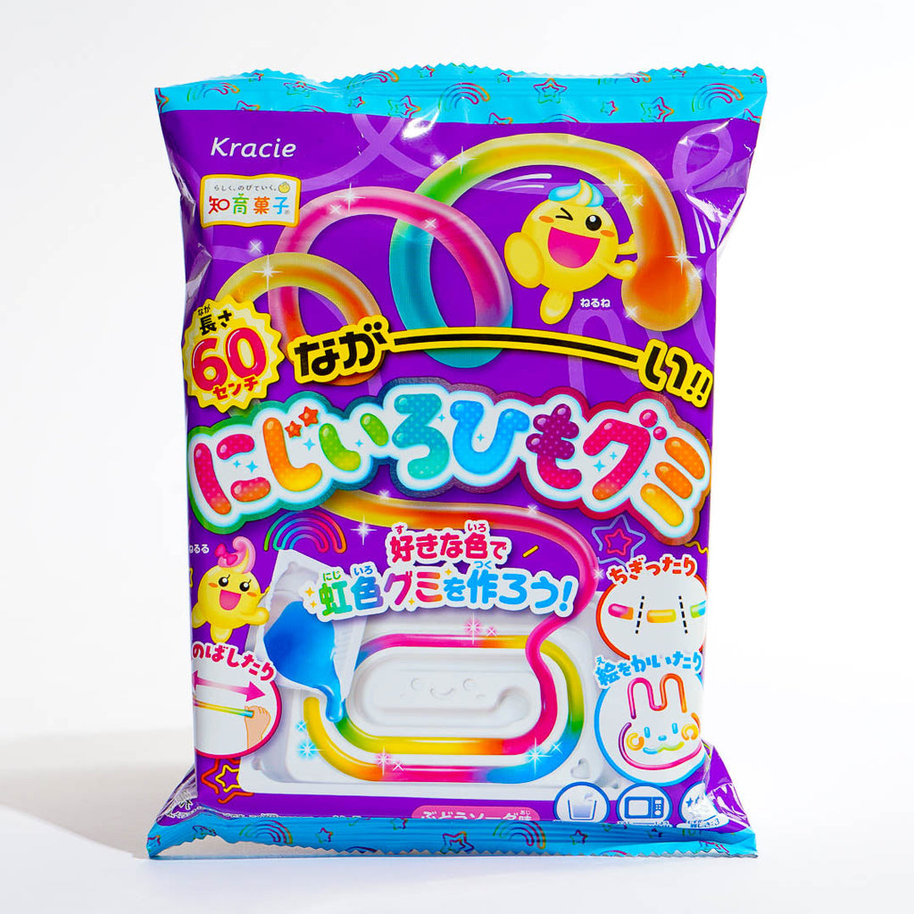 Kracie Long Rainbow String Gummy Candy DIY Kit – Japan Candy Store