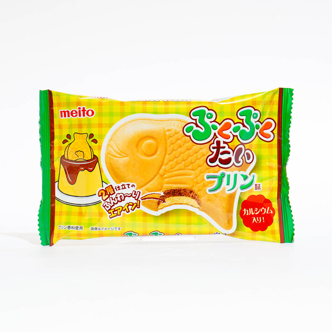 Meito Puku Puku Tai Fish Shaped Wafer - Pudding – Japan Candy Store