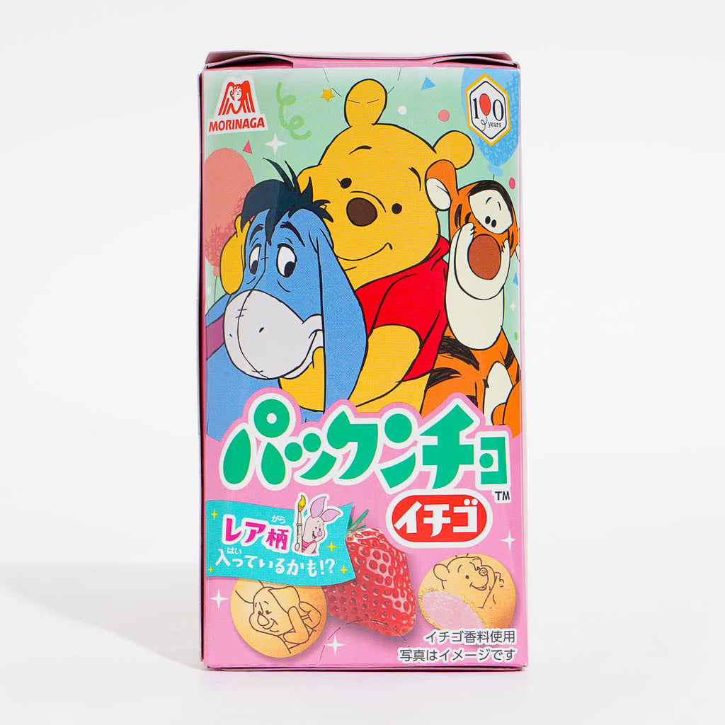 Winnie the Pooh Pakkuncho Strawberry Choco-Filled Snacks – Japan