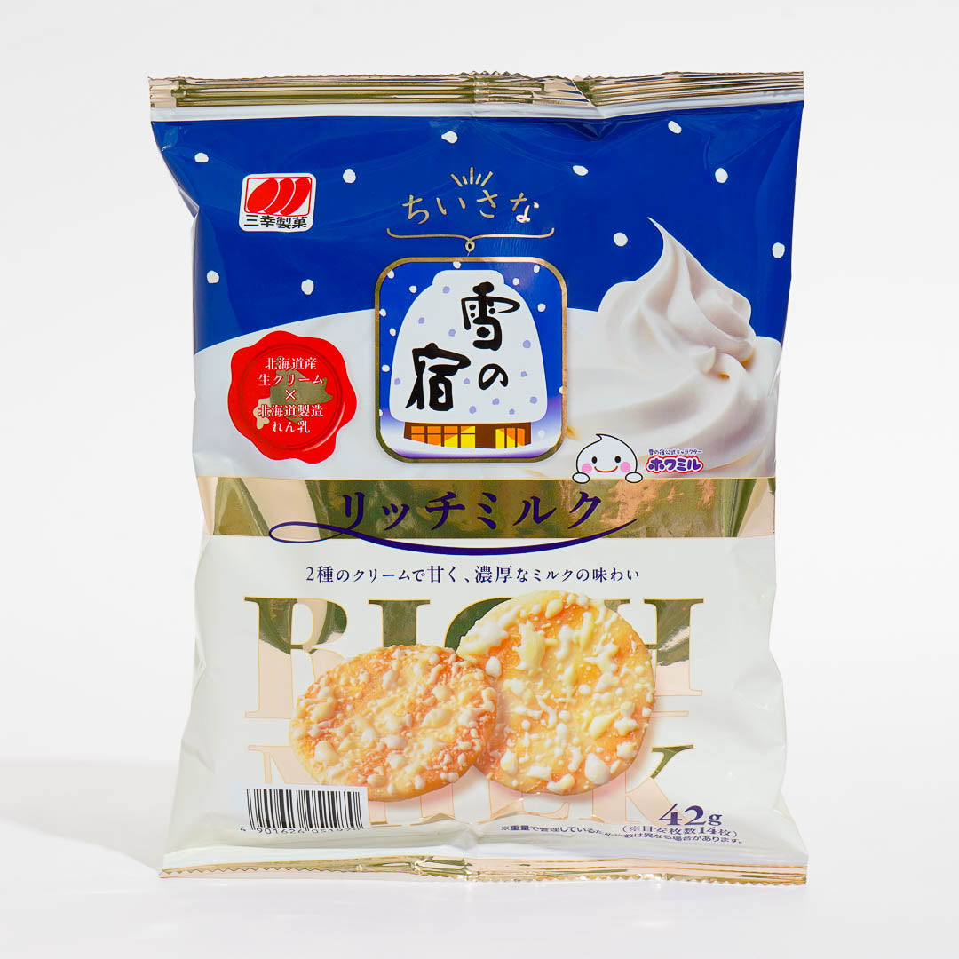 Sanko Yuki no Yado Senbei - Rich Milk – Japan Candy Store