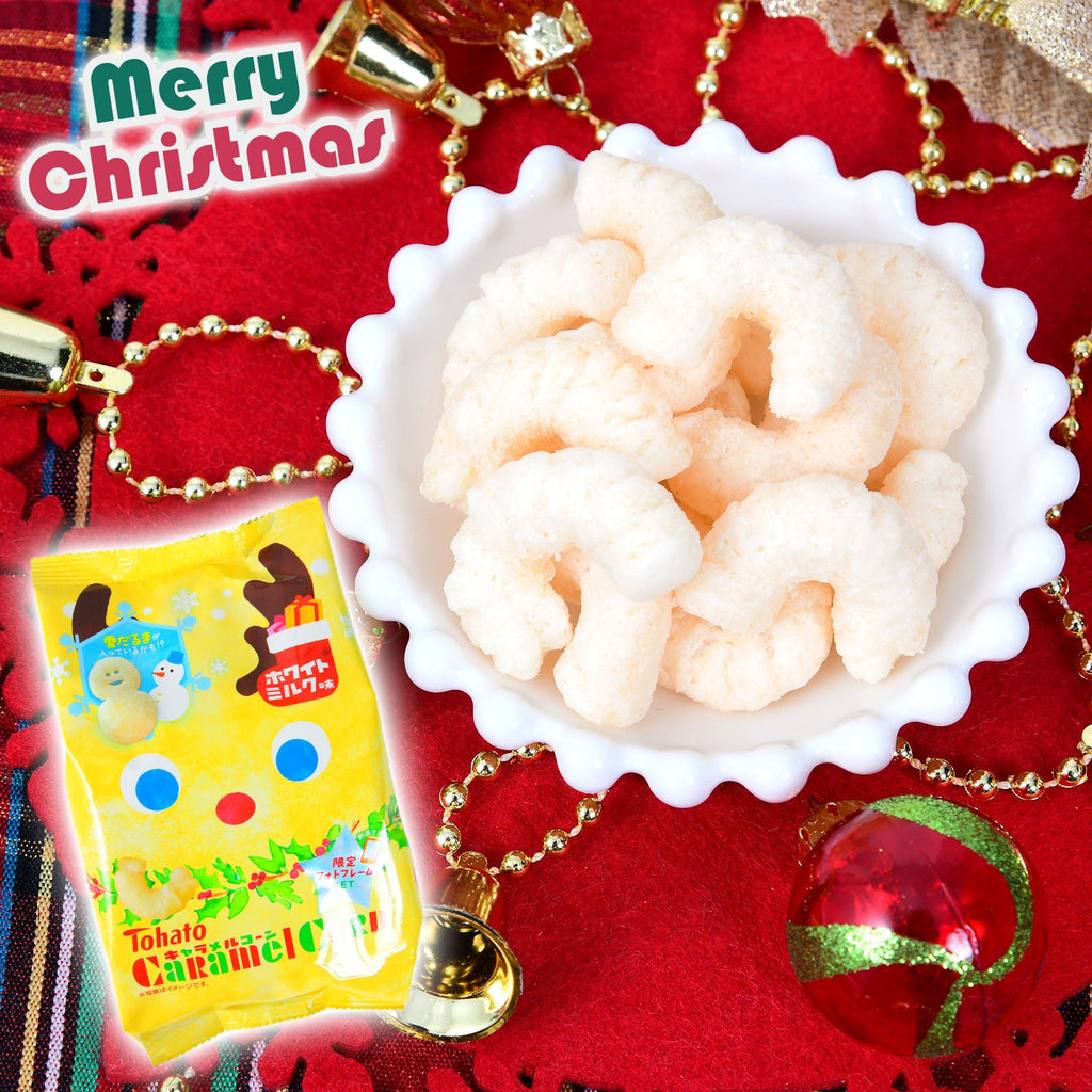 Tohato Christmas Caramel Corn - White Milk