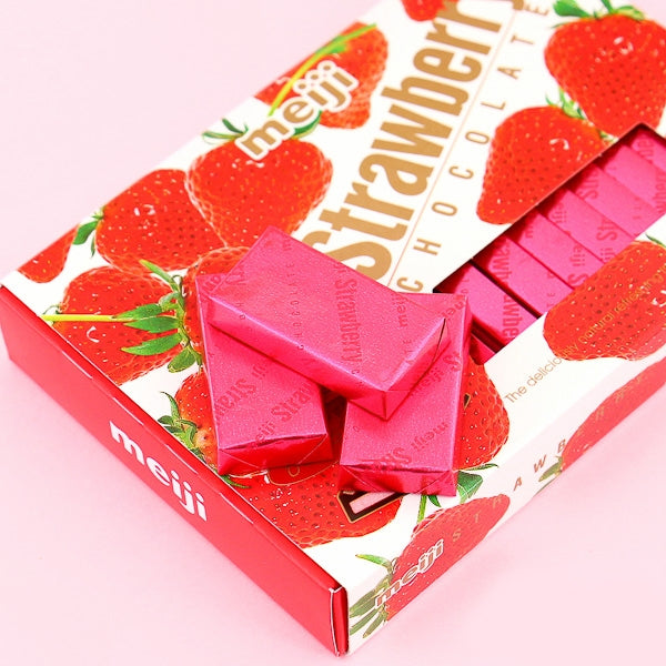Meiji Strawberry Chocolate – Japan Candy Store