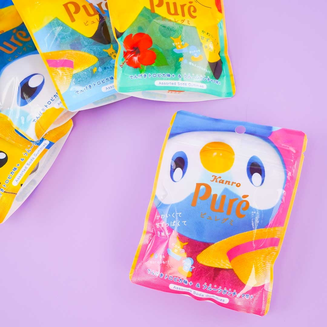 Pikachu & Piplup Pure Gummy - Tropical & Fruit Punch – Japan Candy Store