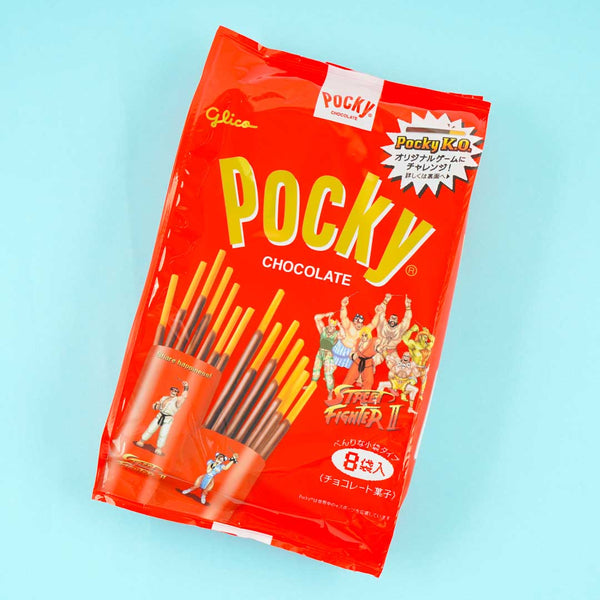 Giant Strawberry Pocky Biscuit Sticks Pack - 8 pcs – Japan Candy Store