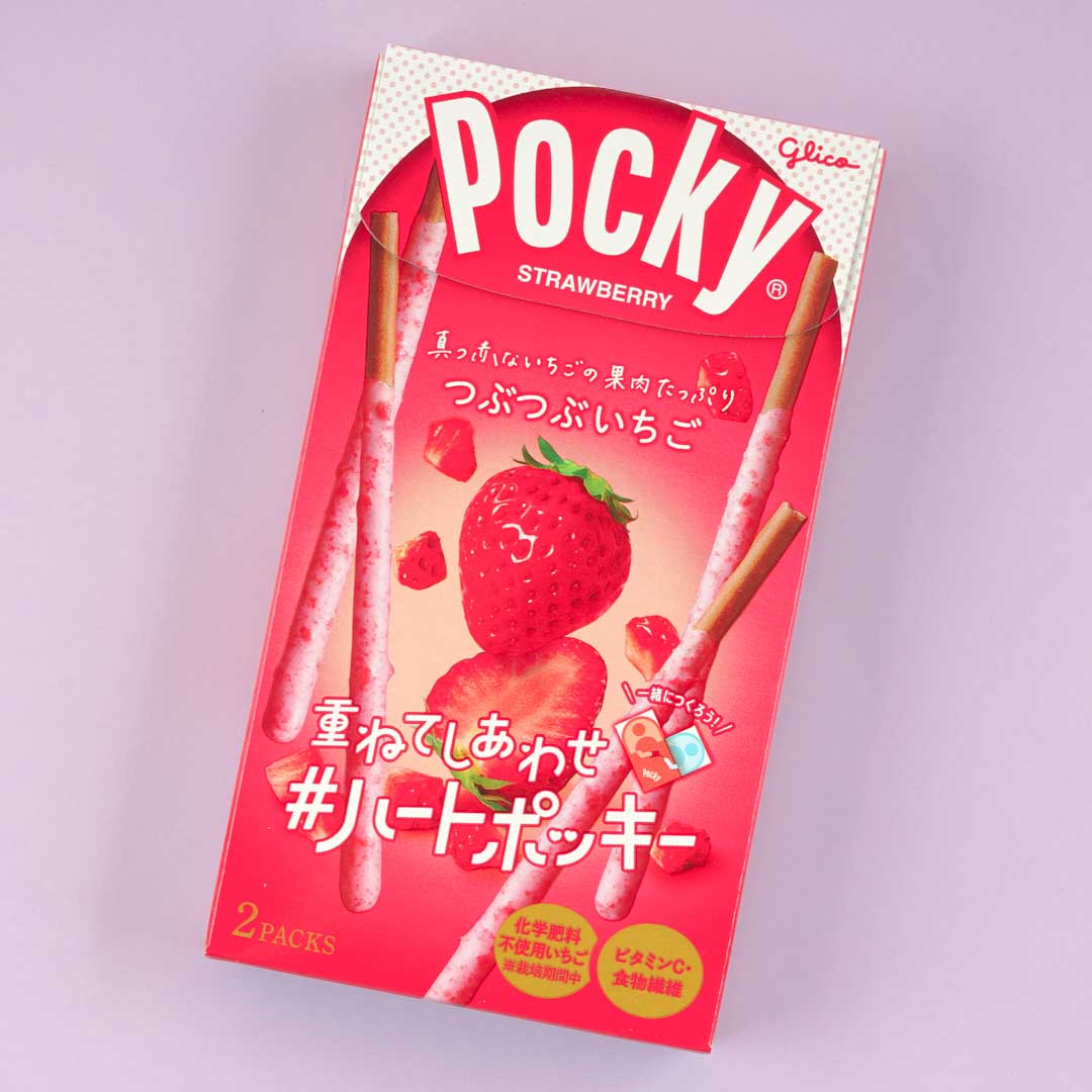 Pocky Biscuit Sticks - Chunky Strawberry Chocolate